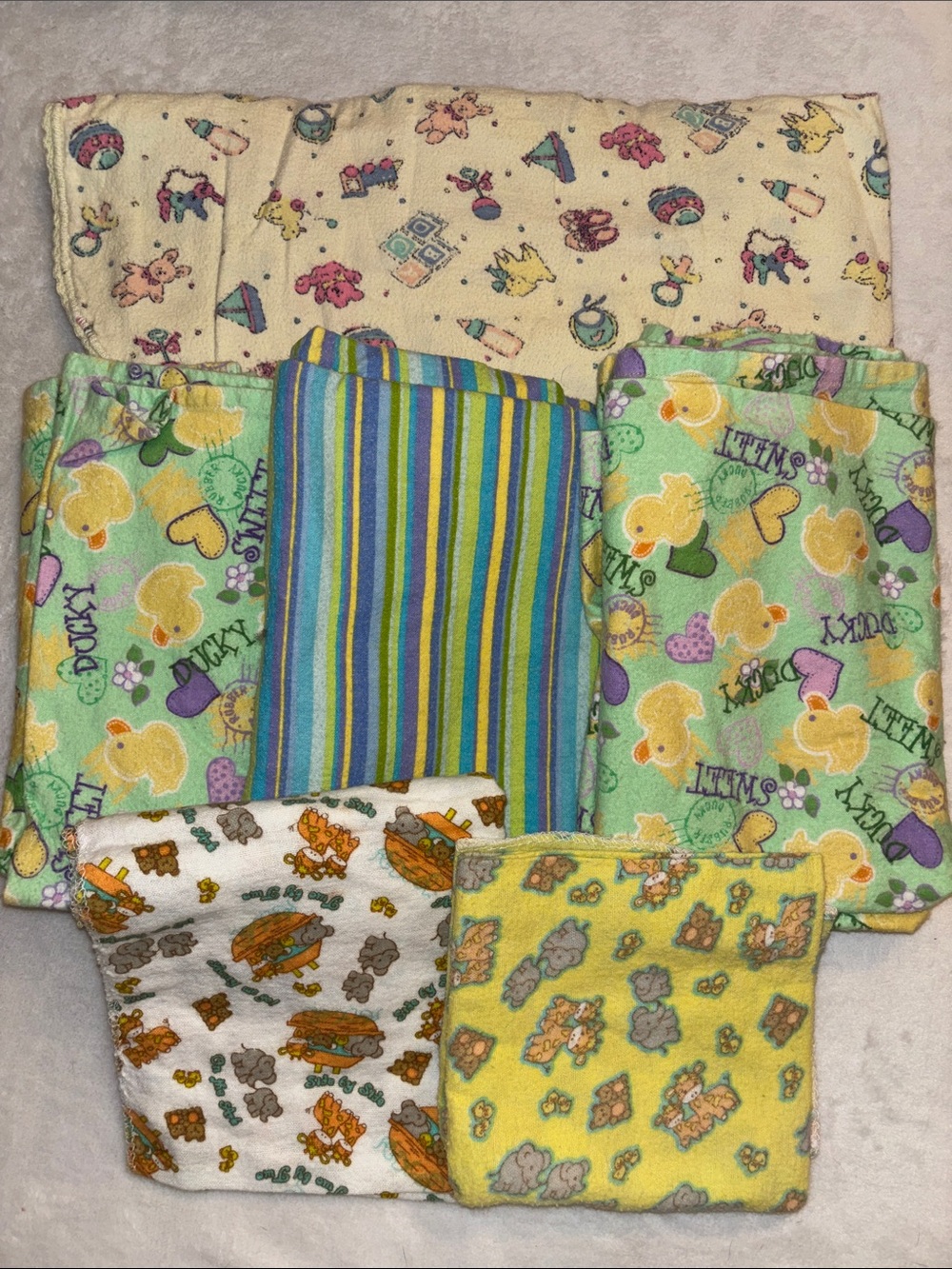 Vintage baby blankets